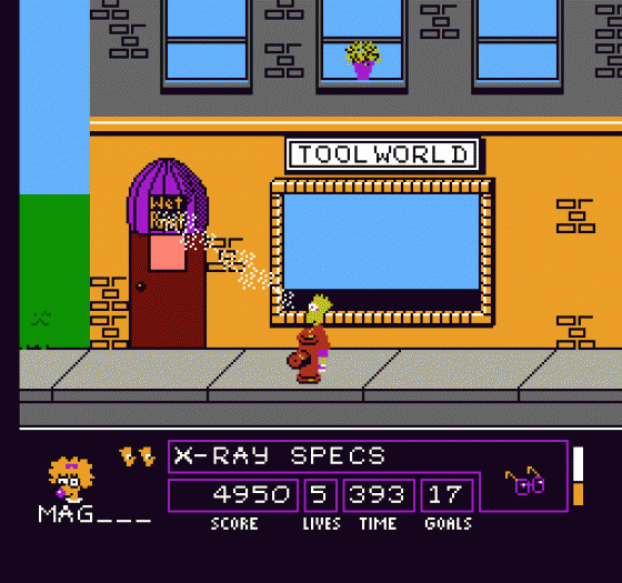 The Simpsons: Bart Vs. The Space Mutants Screenshot 57 (Nintendo (US Version))