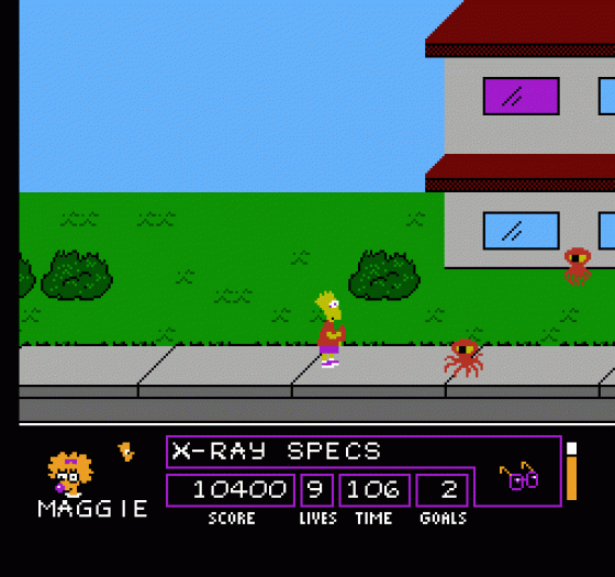 The Simpsons: Bart Vs. The Space Mutants Screenshot 89 (Nintendo (US Version))