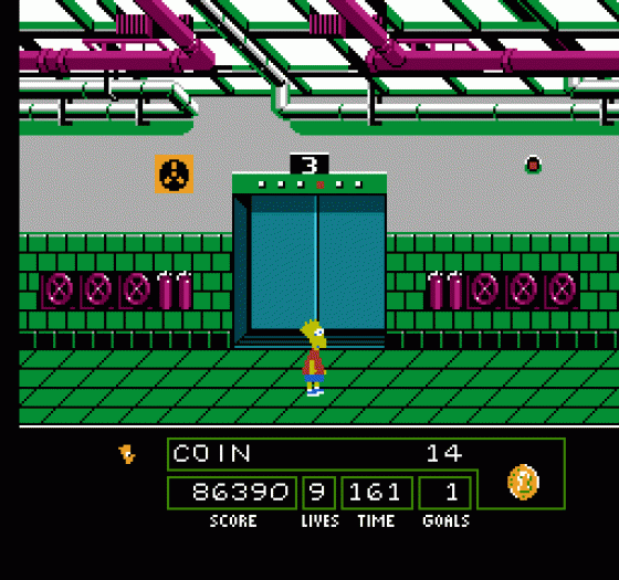 The Simpsons: Bart Vs. The Space Mutants Screenshot 410 (Nintendo (US Version))