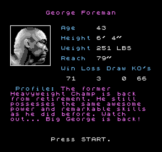 George Foreman's K.O. Boxing Screenshot 8 (Nintendo (US Version))