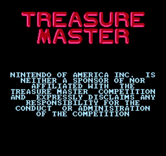 Treasure Master Screenshot 10 (Nintendo (US Version))