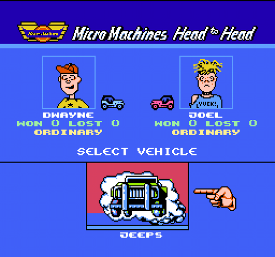 Micro Machines Screenshot 5 (Nintendo (US Version))