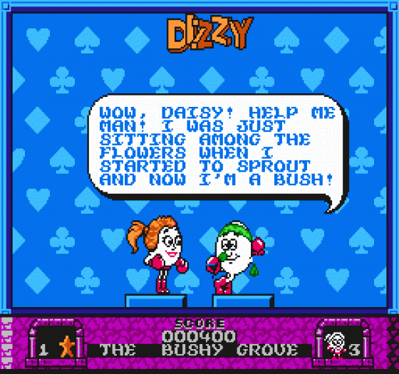 Wonderland Dizzy Screenshot 12 (Nintendo (US Version))