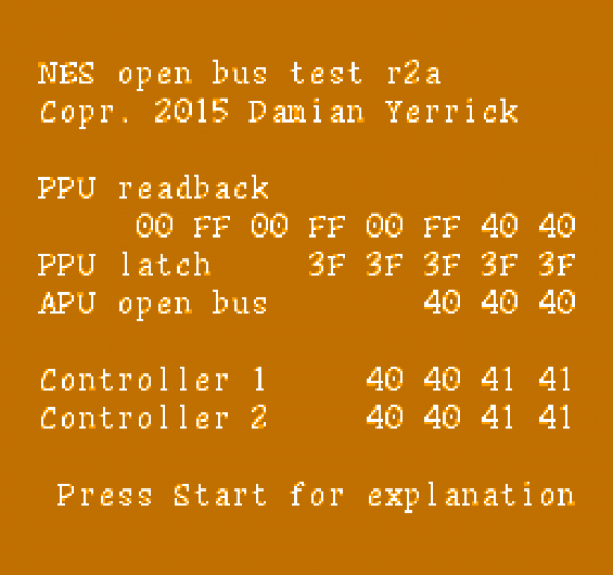NES Open Bus Test