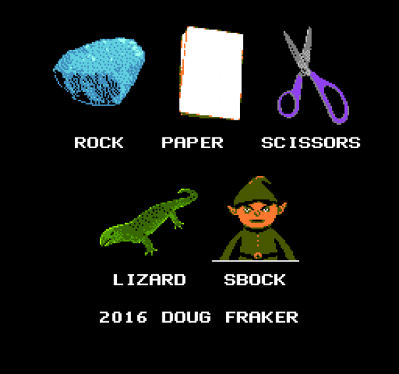 Rock Paper Scissors Lizard Sbock