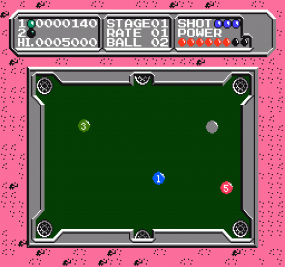 Lunar Pool Screenshot 5 (Nintendo (US Version))