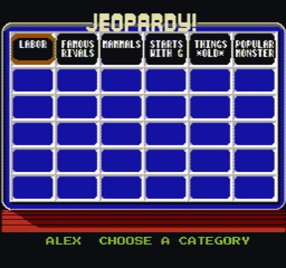 Jeopardy! Screenshot 43 (Nintendo (US Version))