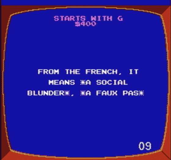 Jeopardy! Screenshot 45 (Nintendo (US Version))