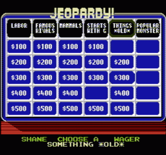 Jeopardy! Screenshot 78 (Nintendo (US Version))