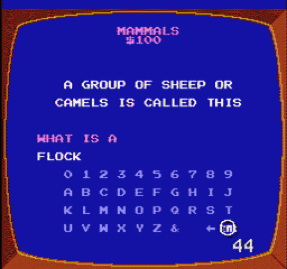 Jeopardy! Screenshot 85 (Nintendo (US Version))