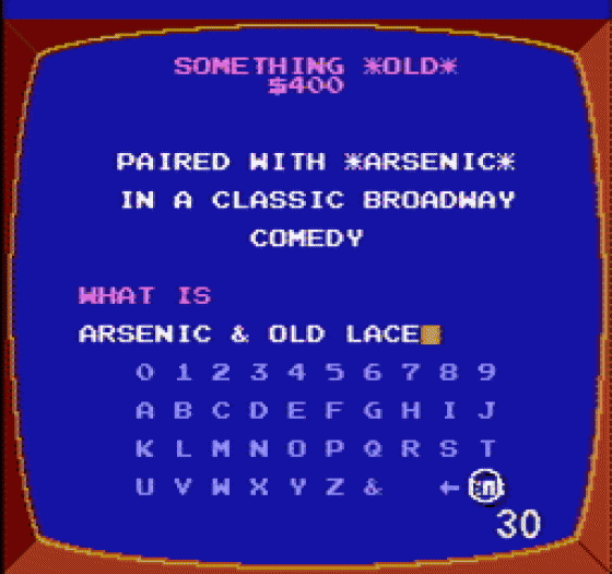 Jeopardy! Screenshot 94 (Nintendo (US Version))