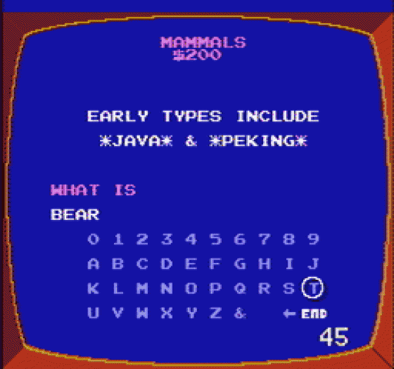 Jeopardy! Screenshot 114 (Nintendo (US Version))