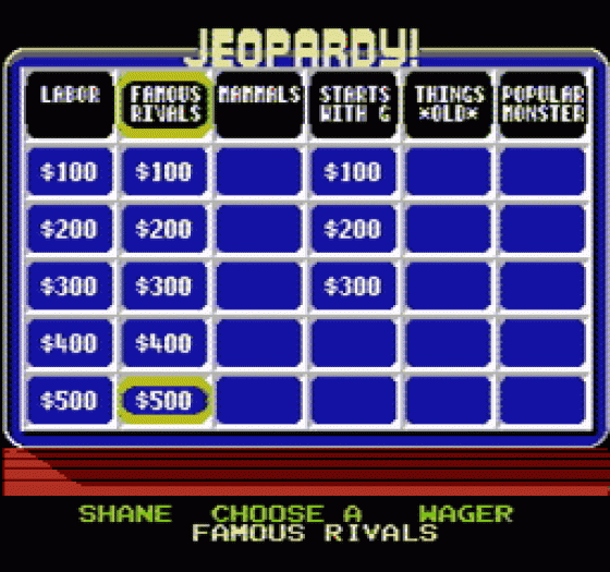 Jeopardy! Screenshot 121 (Nintendo (US Version))