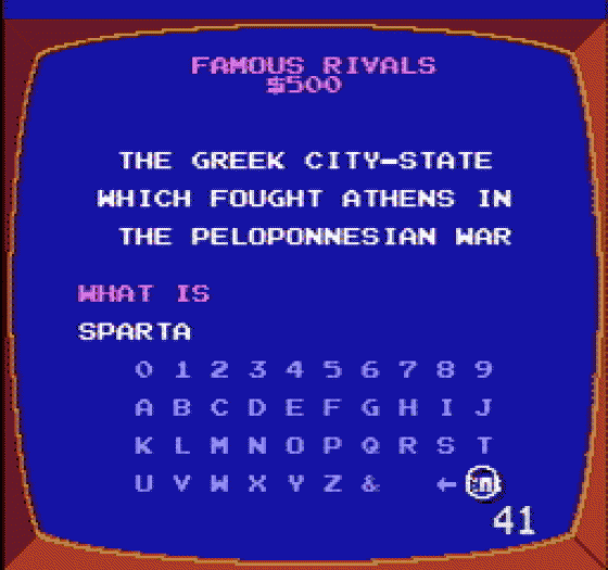 Jeopardy! Screenshot 123 (Nintendo (US Version))