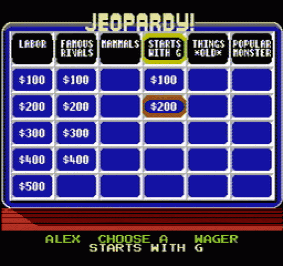 Jeopardy! Screenshot 129 (Nintendo (US Version))