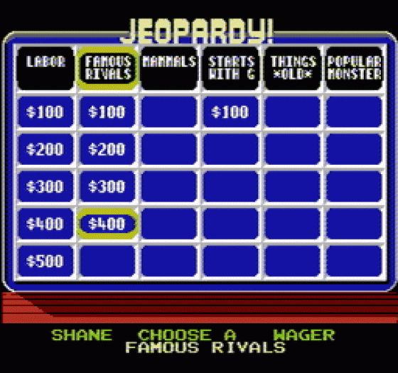 Jeopardy! Screenshot 135 (Nintendo (US Version))