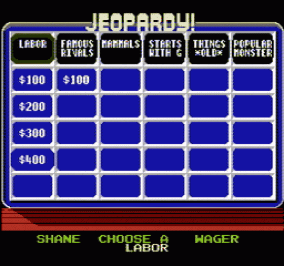 Jeopardy! Screenshot 153 (Nintendo (US Version))