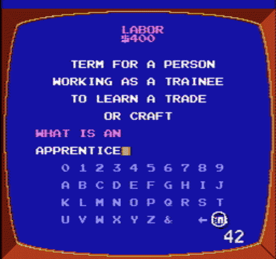 Jeopardy! Screenshot 155 (Nintendo (US Version))