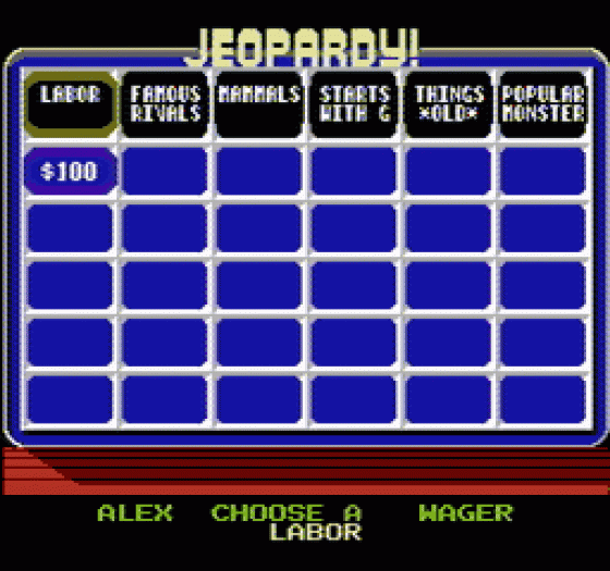 Jeopardy! Screenshot 170 (Nintendo (US Version))