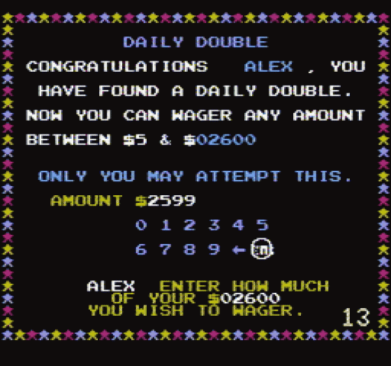 Jeopardy! Screenshot 193 (Nintendo (US Version))