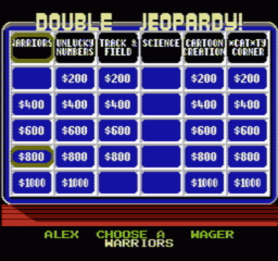 Jeopardy! Screenshot 204 (Nintendo (US Version))