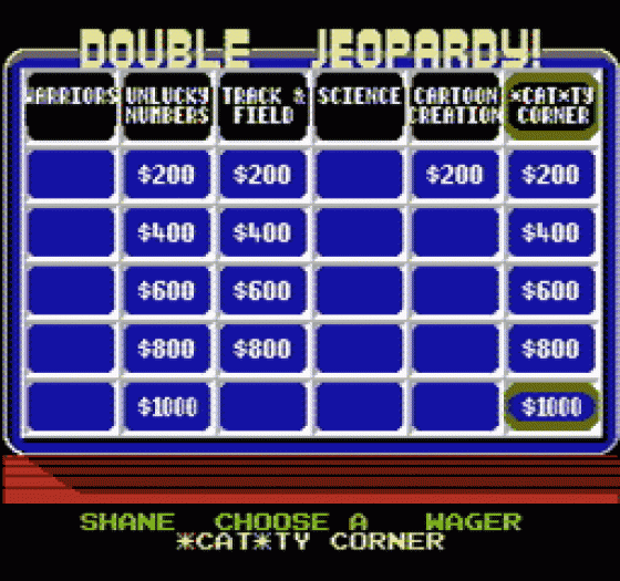 Jeopardy! Screenshot 237 (Nintendo (US Version))