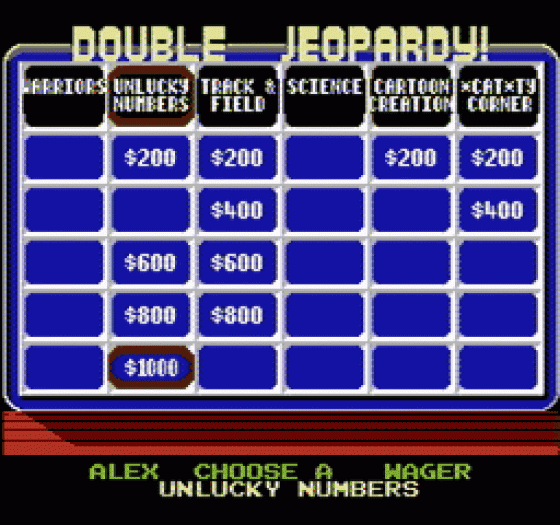 Jeopardy! Screenshot 252 (Nintendo (US Version))