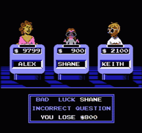 Jeopardy! Screenshot 258 (Nintendo (US Version))