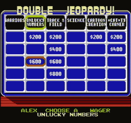 Jeopardy! Screenshot 260 (Nintendo (US Version))