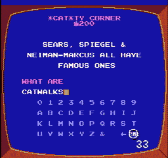 Jeopardy! Screenshot 298 (Nintendo (US Version))