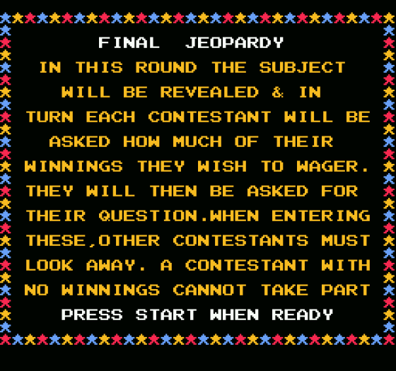 Jeopardy! Junior Edition Screenshot 17 (Nintendo (US Version))