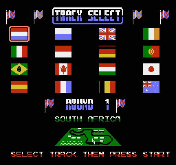 Nigel Mansell's World Championship Racing Screenshot 6 (Nintendo (US Version))