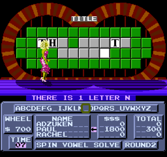 Wheel Of Fortune Screenshot 12 (Nintendo (US Version))