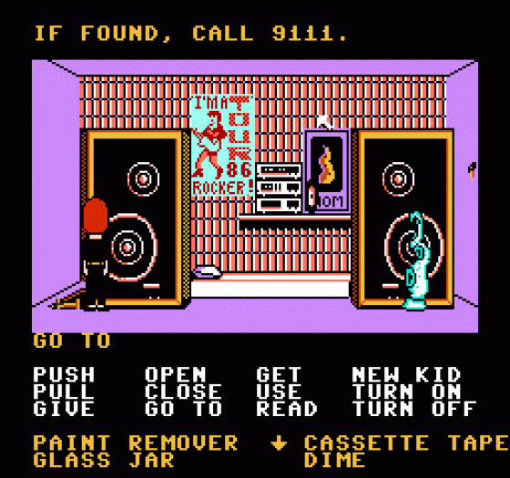 Maniac Mansion Screenshot 80 (Nintendo (US Version))