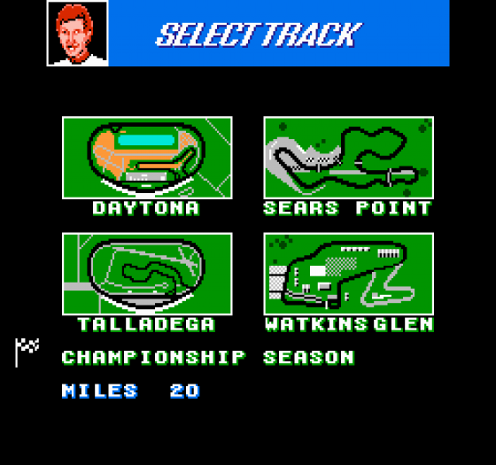 Bill Elliott's NASCAR Challenge Screenshot 10 (Nintendo (US Version))