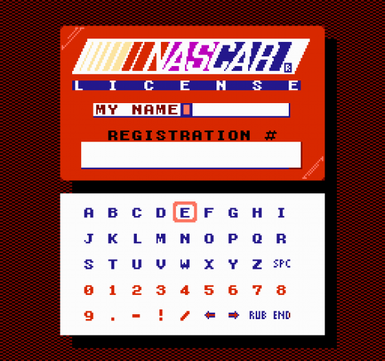 Bill Elliott's NASCAR Challenge Screenshot 12 (Nintendo (US Version))