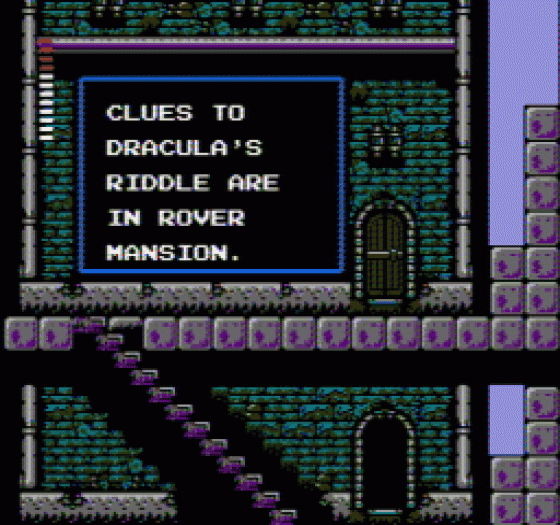 Castlevania II: Simon's Quest Screenshot 148 (Nintendo (US Version))