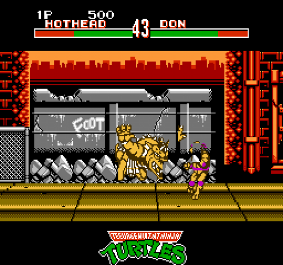 Teenage Mutant Ninja Turtles: Tournament Fighters Screenshot 10 (Nintendo (US Version))