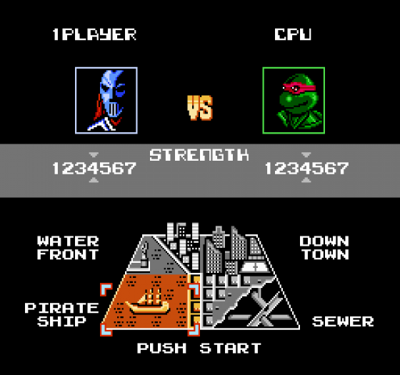 Teenage Mutant Ninja Turtles: Tournament Fighters Screenshot 12 (Nintendo (US Version))