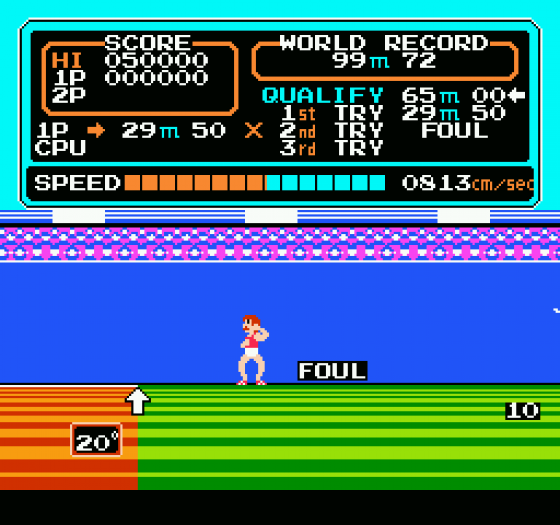 Track & Field Screenshot 7 (Nintendo (US Version))