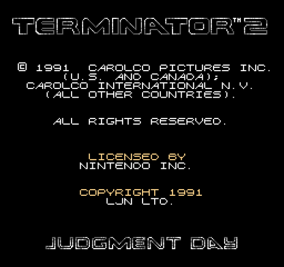Terminator 2: Judgment Day Screenshot 11 (Nintendo (US Version))