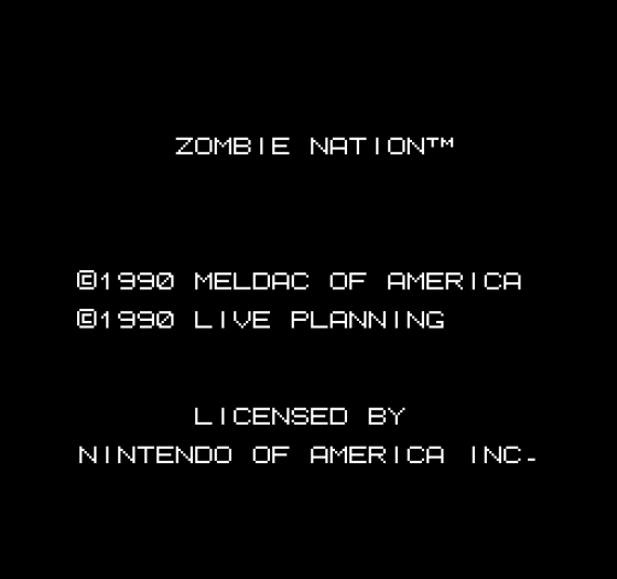 Zombie Nation Screenshot 16 (Nintendo (US Version))