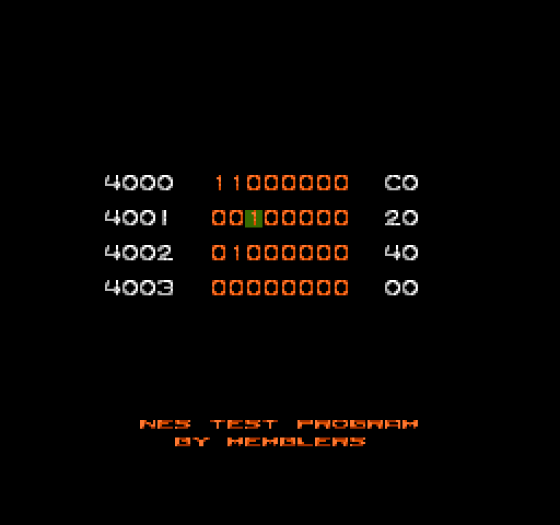 NES Test Program