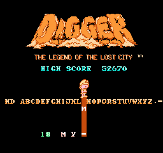 Digger T. Rock: Legend Of The Lost City Screenshot 9 (Nintendo (US Version))