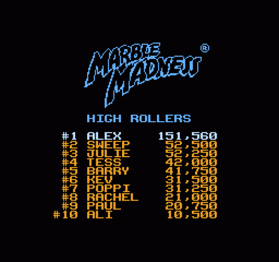 Marble Madness Screenshot 82 (Nintendo (US Version))