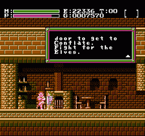 Faxanadu Screenshot 550 (Nintendo (US Version))