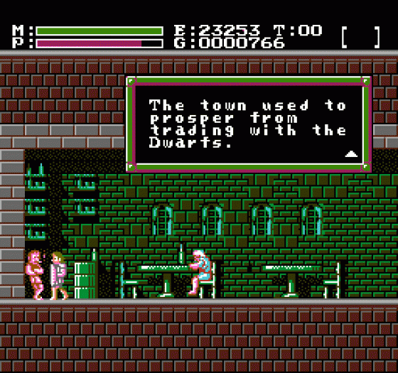 Faxanadu Screenshot 580 (Nintendo (US Version))