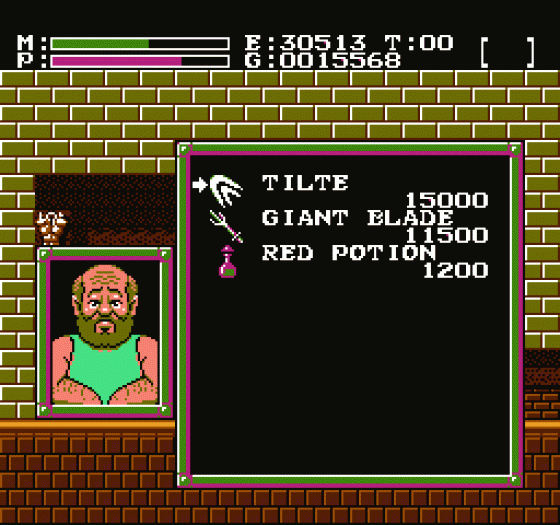 Faxanadu Screenshot 659 (Nintendo (US Version))