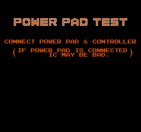 NES PowerPad Test Cart