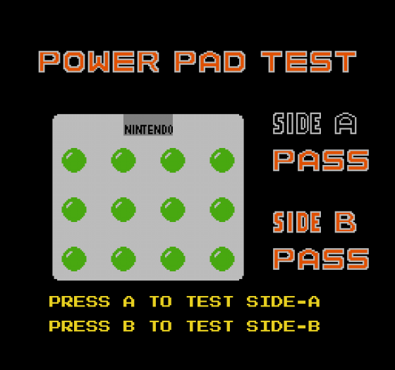 NES PowerPad Test Cart Screenshot 6 (Nintendo (JP Version))